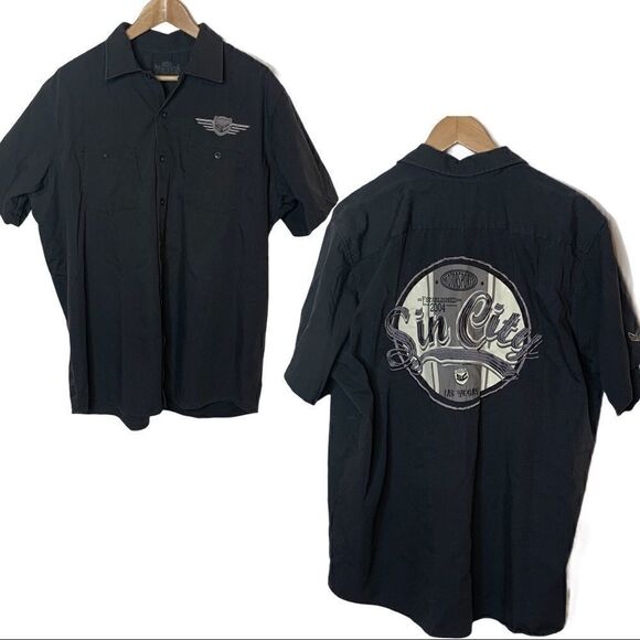 Sin City Motorsports Las Vegas Garage Shop Shirt - Picture 1 of 10
